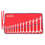 14 Piece Full Polish Angle Open-End Wrench Set