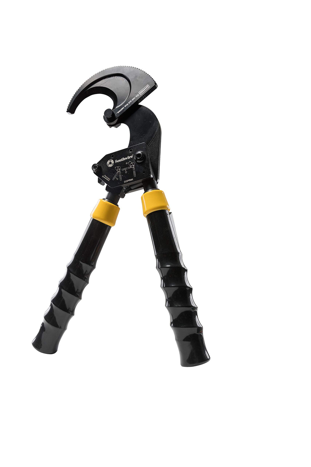 Southwire Cable Cutter - Heavy-Duty Ratcheting Tool for Clean Cuts - Optimized Blade Design - Reversible Cutter Head - 1000 MCM Copper & Aluminum Cables