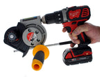 IDEAL Electrical 35-078 PowerBlade Drill-Powered Cable Cutter, Cuts 750 MCM Copper / 1000 MCM Aluminum, 1-1/2” Jaw, Fits 3/8” Drill, Heavy-Duty Electrician Wire Cutting Tool