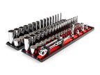 TEKTON 3/8 Inch Drive 12-Point Socket and Ratchet Set, 117-Piece | SKT16303
