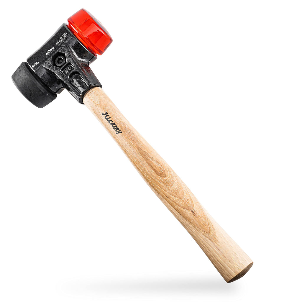 Wiha 83299080L Safety Very Hard Soft-Faced Long Hammer, White, 80 mm