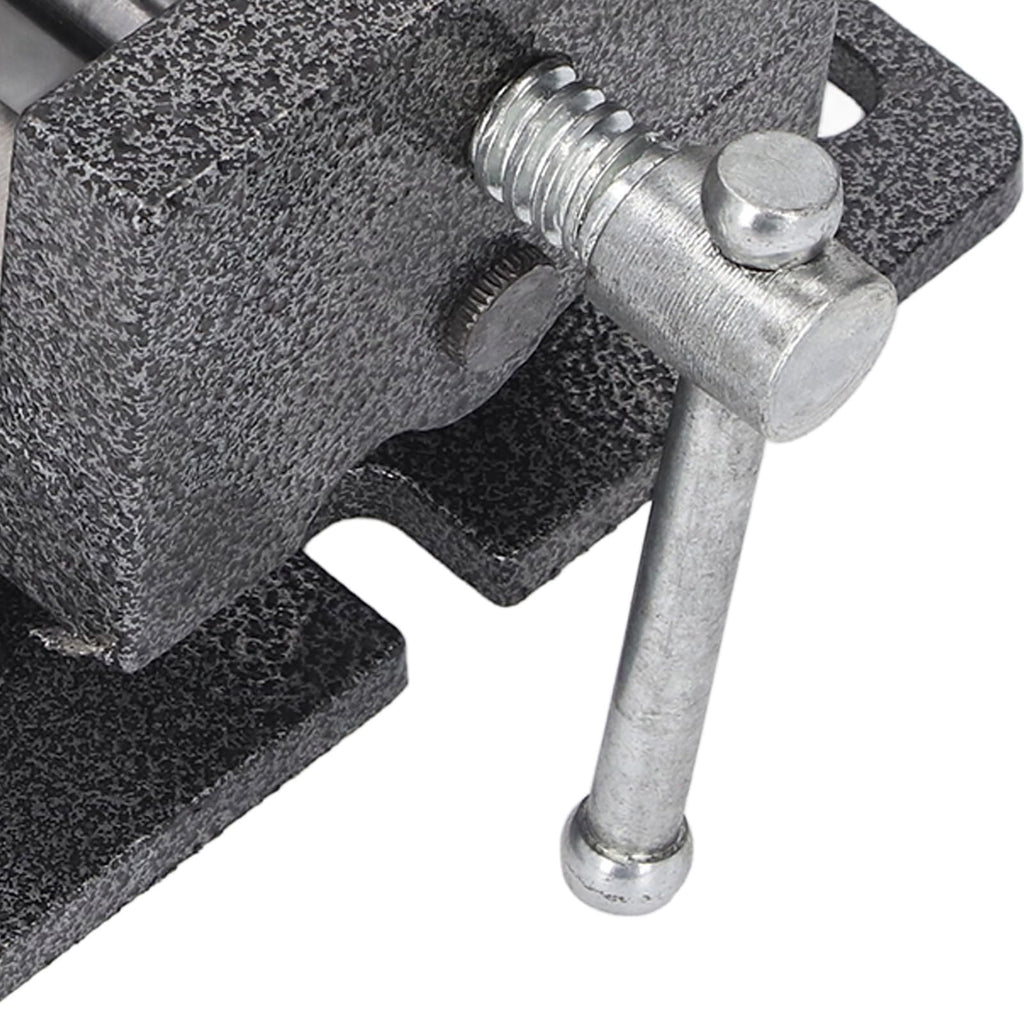 4 Inch Bench Vise, 90 Degree Tilting Angle Vice Crossed V Groove Removable Jaw Adjustable Table Vise Clamp, Tilting Angle Vise, Vice for Home Improvement
