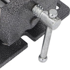 4 Inch Bench Vise, 90 Degree Tilting Angle Vice Crossed V Groove Removable Jaw Adjustable Table Vise Clamp, Tilting Angle Vise, Vice for Home Improvement