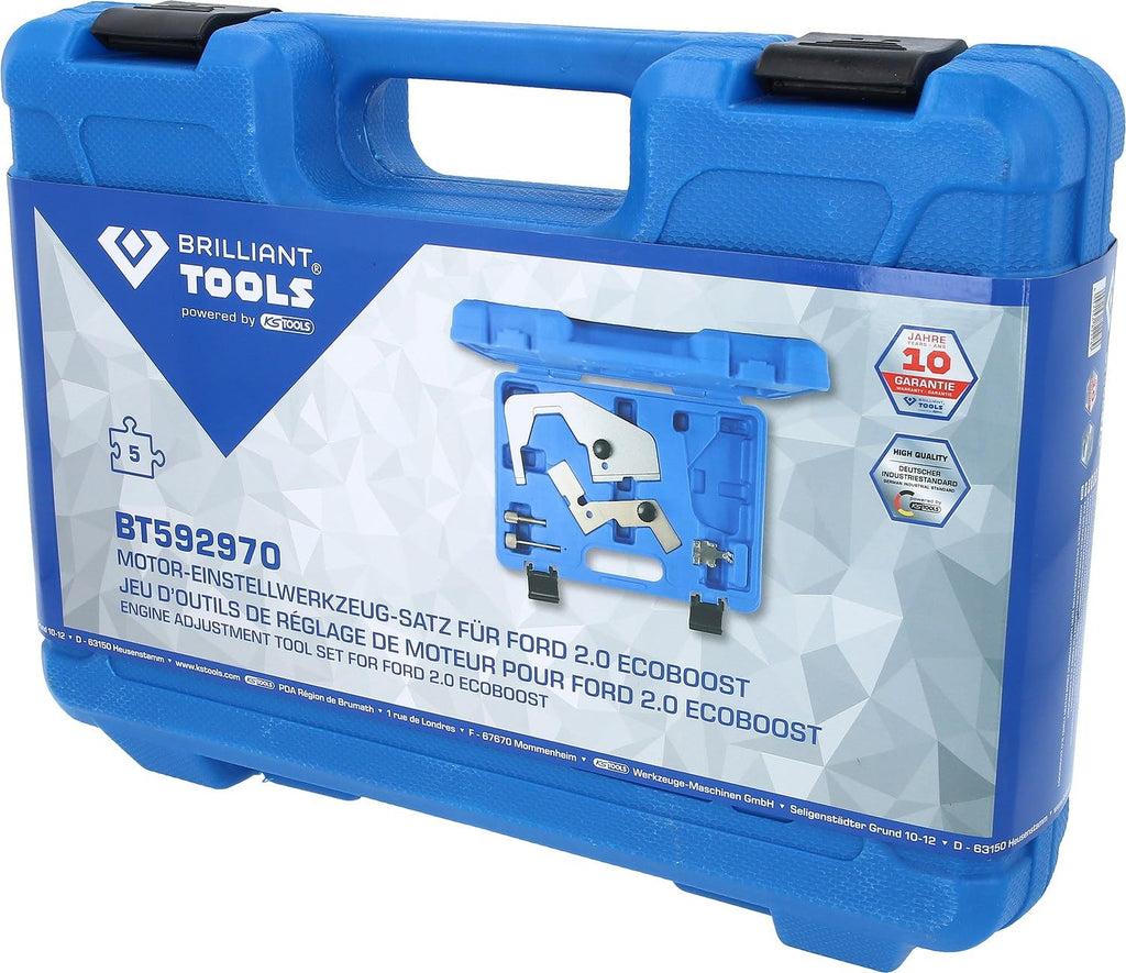 KS Tools BT592970 Engine Adjustment Tool for Ford 2.0 Ecoboost 5-Piece Set Not Specified