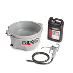 RIDGID Pipe Tools Bundle with Portable Pipe Vise, Premium Cutting Oil and Oiler