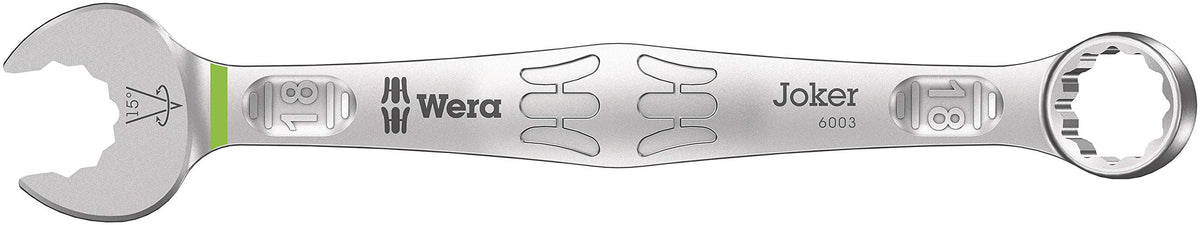 WERA - 05020233001-9640 Magnetic Rail 6003 Joker 1 Ring Spanner Set, 11 Pieces