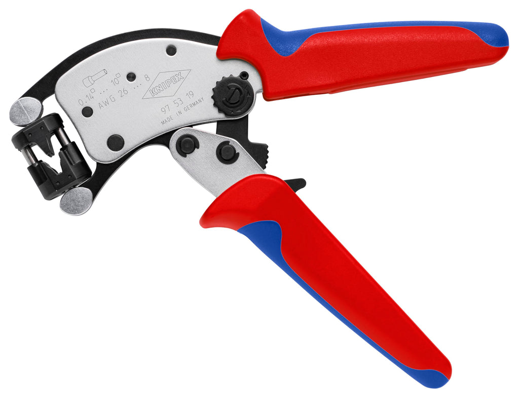 KNIPEX Tools 97 53 19 KNIPEX Twistor® T Self-Adjusting Crimping Pliers for Wire Ferrules, 8"