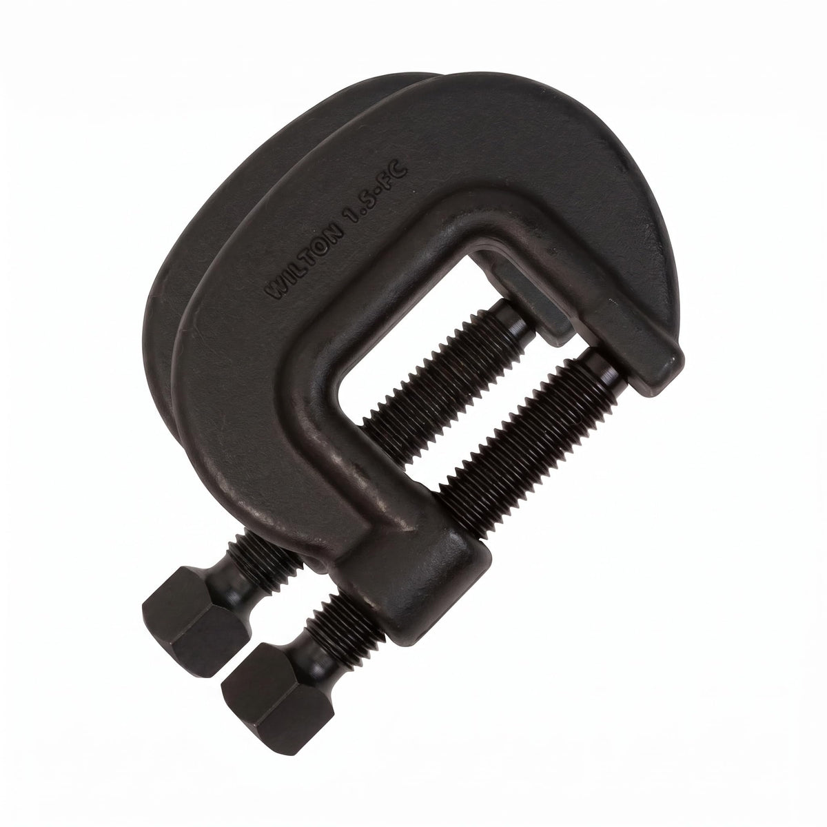 Wilton Brute Force C-Clamp, 5-3/8" Opening, 3-1/8" Throat, 23800 Lbs. Clamping Force (Model 5 F.C.) (Pack of 2)
