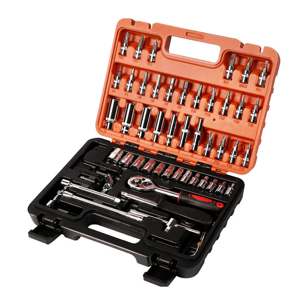 Tool Set, General Household Hand Tool Kit, Auto Repair Tool Box with Plastic Toolbox Storage Case, for Everyday Home Improvements