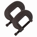 Wilton Brute Force C-Clamp, 5-3/8" Opening, 3-1/8" Throat, 23800 Lbs. Clamping Force (Model 5 F.C.) (Pack of 2)