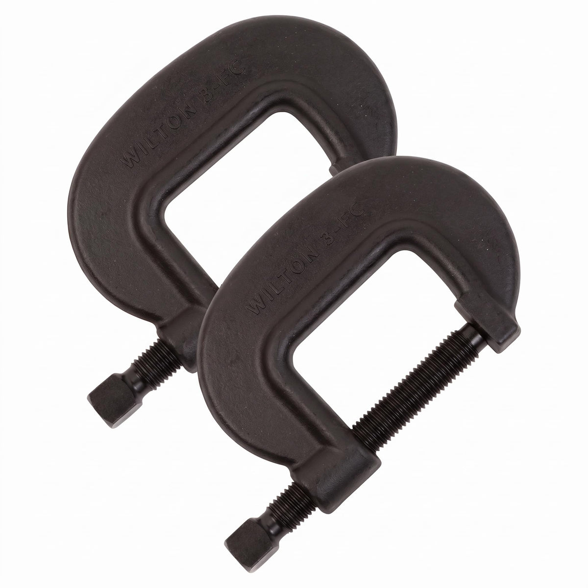 Wilton Brute Force C-Clamp, 5-3/8" Opening, 3-1/8" Throat, 23800 Lbs. Clamping Force (Model 5 F.C.) (Pack of 2)