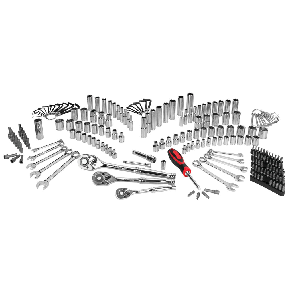 Performance Tool W30503 210-Piece SAE and Metric Mechanic's Tool Set
