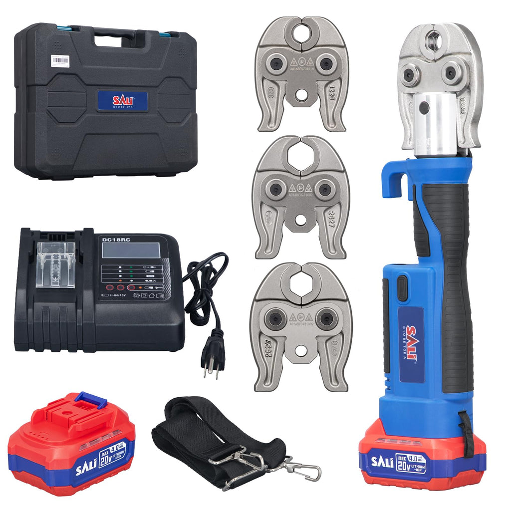 Propress Tool, 18V 4.0Ah Copper Pipe Crimping Tool with 32KN Output