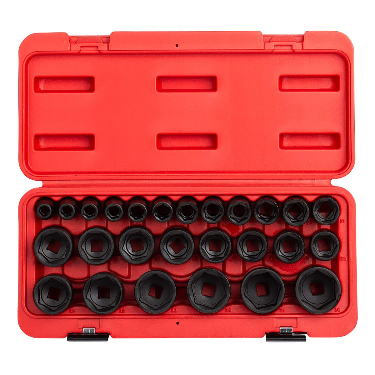 Sunex Automotive Repair Tool Bundle - 1/2 Inch Drive Impact Socket Set (26-Piece) + Impact Extension Set (4-Piece)