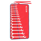 14 Piece Full Polish Angle Open-End Wrench Set
