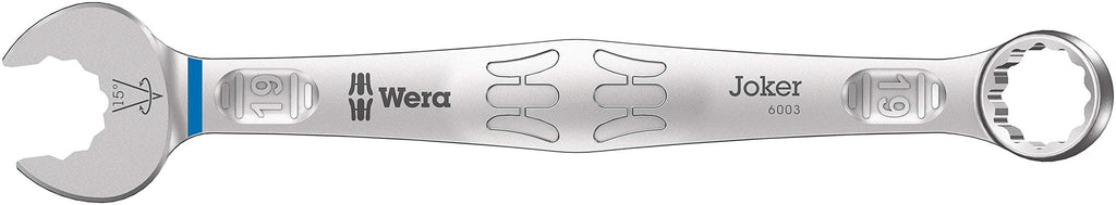 WERA - 05020233001-9640 Magnetic Rail 6003 Joker 1 Ring Spanner Set, 11 Pieces