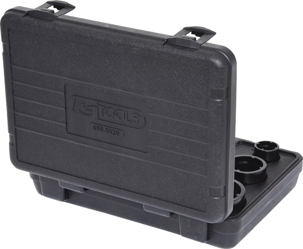 KS TOOLS Socket set for KM groove nuts, studs internal, 9 pcs