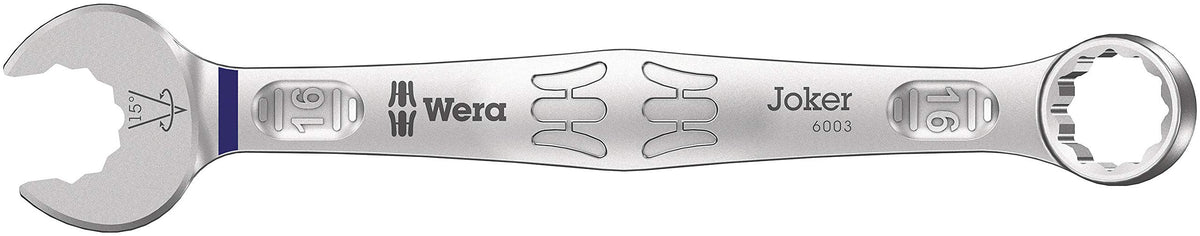 WERA - 05020233001-9640 Magnetic Rail 6003 Joker 1 Ring Spanner Set, 11 Pieces