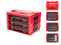 TEKTON 3/8 Inch Drive 12-Point Socket and Ratchet Set, 117-Piece | SKT16303