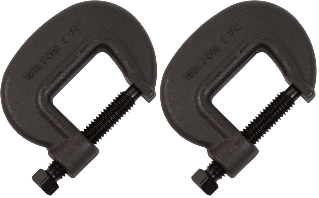 Wilton Brute Force C-Clamp, 5-3/8" Opening, 3-1/8" Throat, 23800 Lbs. Clamping Force (Model 5 F.C.) (Pack of 2)