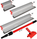 LEVEL5 Drywall Skimming Blade Set | 7, 10 & 16 Inch Skimming Blades | Ergonomic Aluminum Body | Replaceable 0.3mm German Stainless Steel Blade | For Smoothing Walls and Ceilings | 5-442