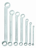 Williams WS-8707 7-Piece Double Head 60-Degree Offset Box End Wrench Set