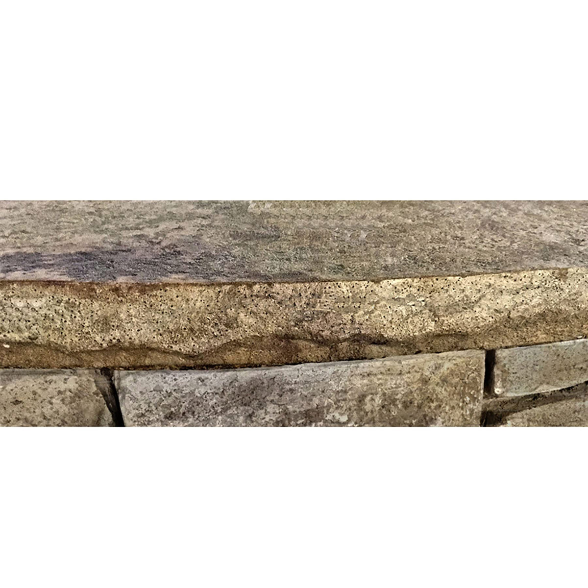 Bon 32-512 Countertop Edge Form - Aggressive Split Stone 2-1/4 Tall 6 Foot Long