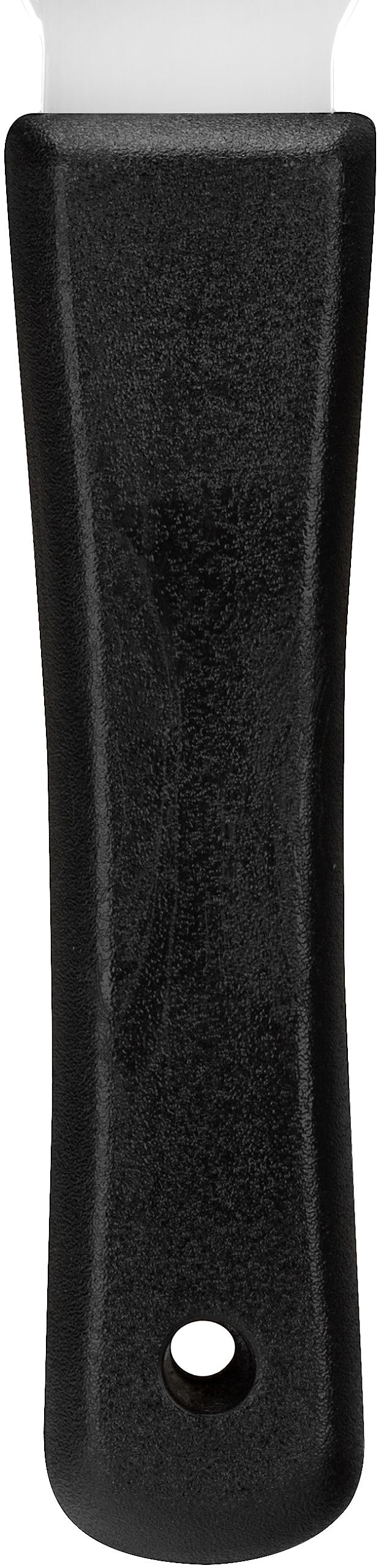 SPARTA Steel Handheld Scraper Kitchen Scraper Tool with Food-Safe Plastic Handle for Griddles, Pans, Pots, and Cutting Boards in Commercial Settings, Stainless Steel, 3 Inches, Black, (Pack of 12)