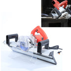 Luocute Electric Tile Bevel Cutter, 45 Degree 13000RPM 1200W Ceramic Tile Chamfering Machine with 12V Water Pump 2.2m Hose for Professional Construction and DIY Home Improvement (US Plug 110V)