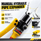 YQ-30 Hydraulic Spreader, Portable Manual Flange Splitter Expander Pliers, 8 Ton Spreader Force, Split Type