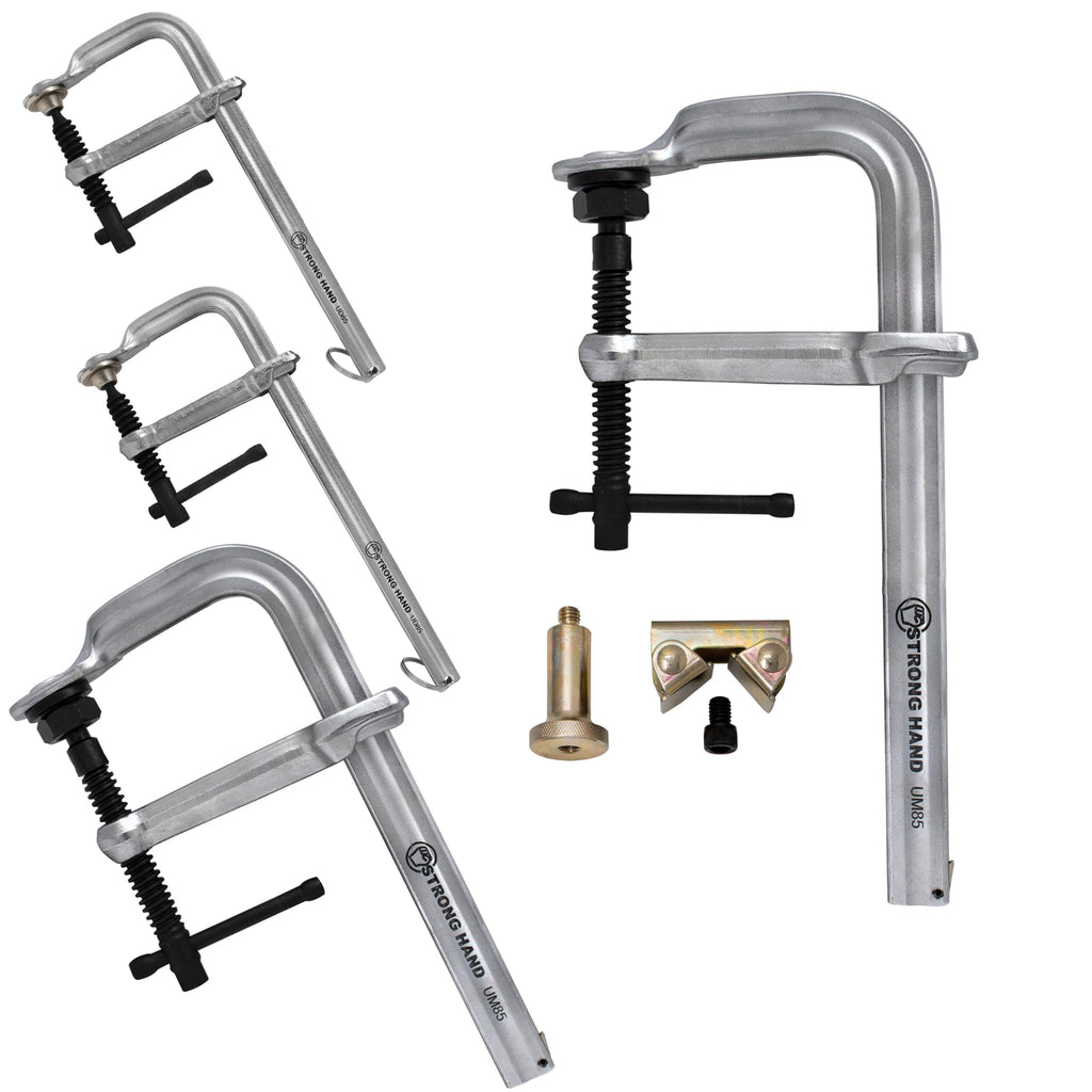 Strong Hand, Full Range Clamp Pack, Light Duty: 6.5", 8.5", Standard Duty, 8.5", 12.5", Strong Hand Tools
