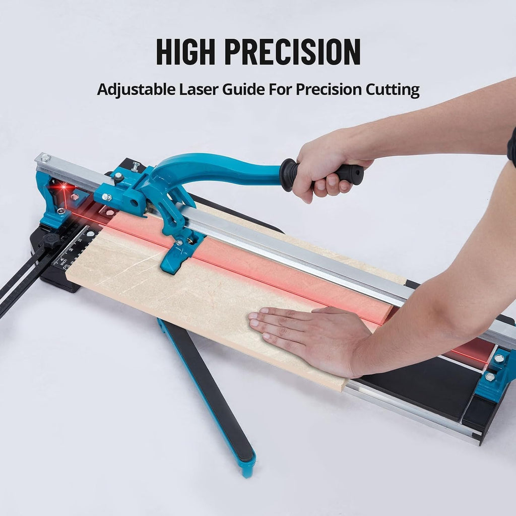 Manual Tile Cutter with Tungsten Carbide Wheel and Infrared Positioning for Ceramic and Porcelain Tiles,Infrared Positioning,Manual Tile Cutter,for Home Improvement