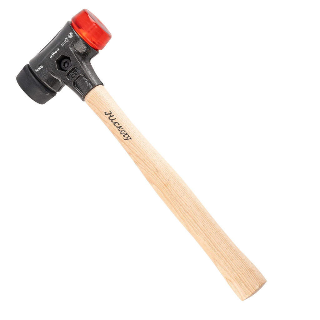 Wiha 83299080L Safety Very Hard Soft-Faced Long Hammer, White, 80 mm