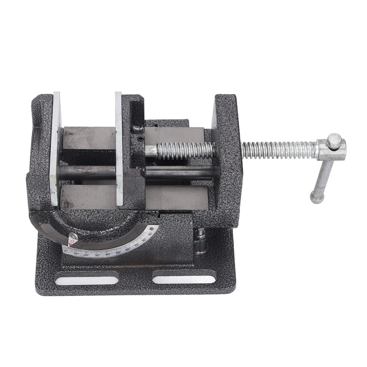 4 Inch Bench Vise, 90 Degree Tilting Angle Vice Crossed V Groove Removable Jaw Adjustable Table Vise Clamp, Tilting Angle Vise, Vice for Home Improvement