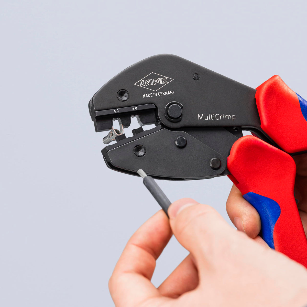 KNIPEX 97 33 03 MultiCrimp® PV Crimping Pliers, 9-1/4"