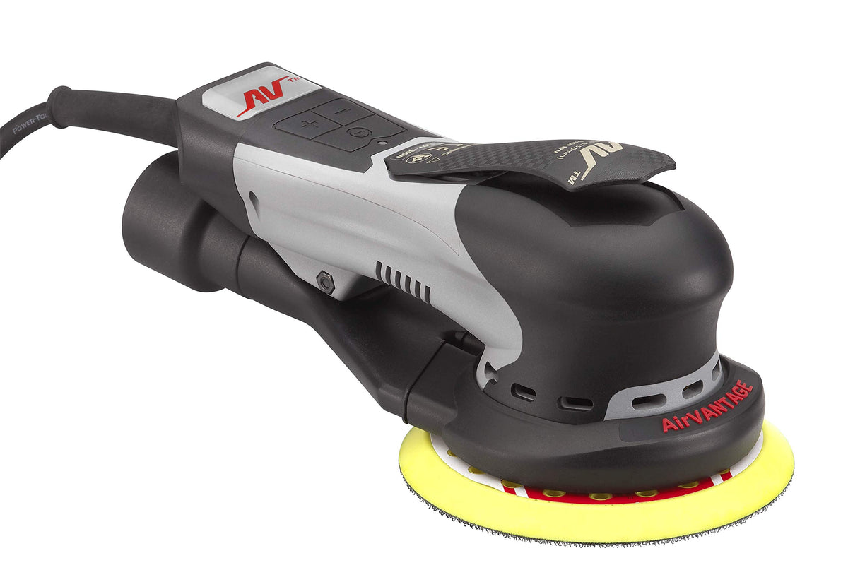 AirVANTAGE 5" Palm-Style, 2nd Generation Industrial Advanced Electric Sander Central-Vacuum with Low-Profile Pad (3/32- Hook & Loop)