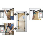wolfcraft PRO Door Frame Assembly Set, 12 Pieces - Complete Fitting Kit