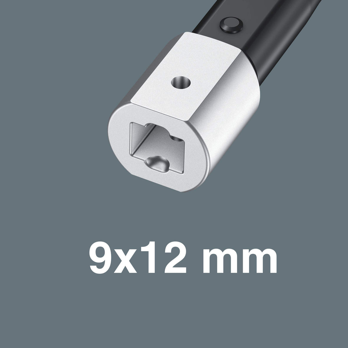 WERA 05075672001 Click-Torque XP 3 pre-Set Adjustable Torque Wrench for Insert Tools, 15-100 Nm, 15 Nm, 9x12 x 15.0 Nm x 15-100 Nm