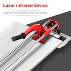 Manual Tile Cutter Tool, Precision Double Rail Ceramic & Porcelain Cutting Machine for Home Improvement, Professional Alloy Wheel Floor Breaker with Ruler