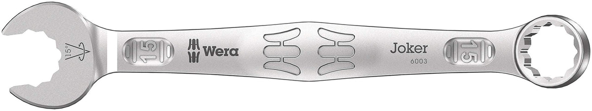 WERA - 05020233001-9640 Magnetic Rail 6003 Joker 1 Ring Spanner Set, 11 Pieces