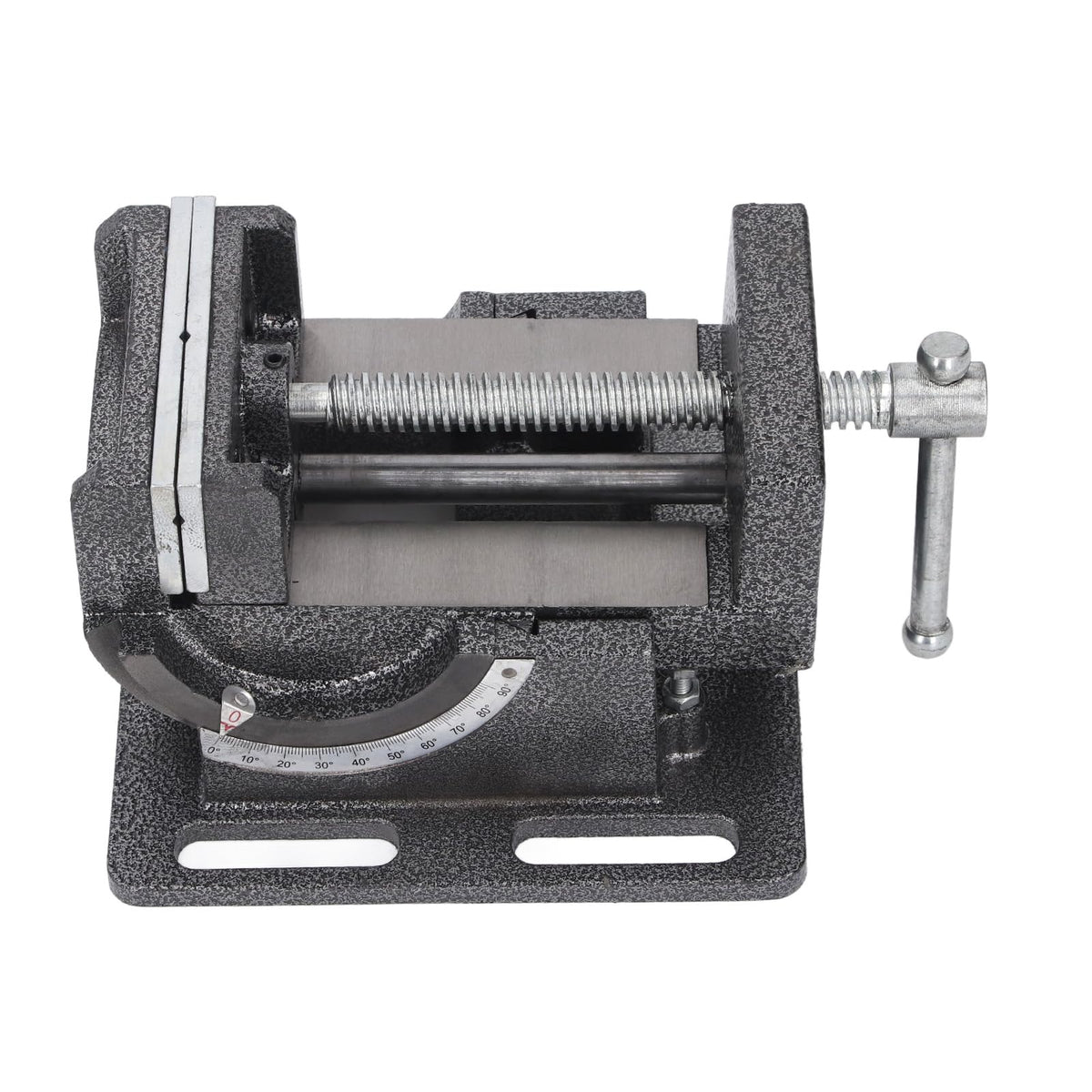 4 Inch Bench Vise, 90 Degree Tilting Angle Vice Crossed V Groove Removable Jaw Adjustable Table Vise Clamp, Tilting Angle Vise, Vice for Home Improvement