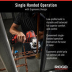 RIDGID 67053 RP 350 ProPress 8-Piece Pressing Tool Kit with 18-Volt Battery, Charger, 4 ProPress Press Tool Jaws (1/2" to 2"), and Case