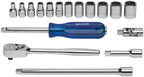 Williams WSM-15HFTB 15-Piece 1/4-Inch Drive Socket and Drive Tool Set with Toolbox