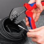 KNIPEX 97 33 03 MultiCrimp® PV Crimping Pliers, 9-1/4"