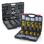 Metric & SAE 261 Piece HSS Drill Thread Repair Kit & 110 Piece Tap & Die Tool Set Bundle - THREAD261-110MM