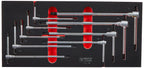 KS Tools 713.5018 9 Module Allen Key Set with T-Handle