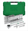 SK 41pc 3/8D Sckt + Rcht Set