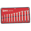 Genius Tools (GW-7611M) 11 Piece Metric Combination Ratcheting Wrench Set