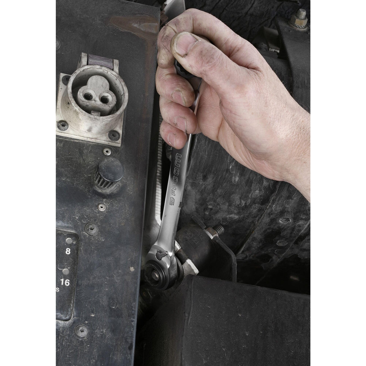 Facom 64C.PG Quatro Ratchet Spanners Set of 2