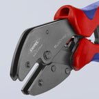 Knipex Tools 97 33 01 MultiCrimp Pliers and Quick Changer Magazine with 3-Interchangeable Crimping Dies